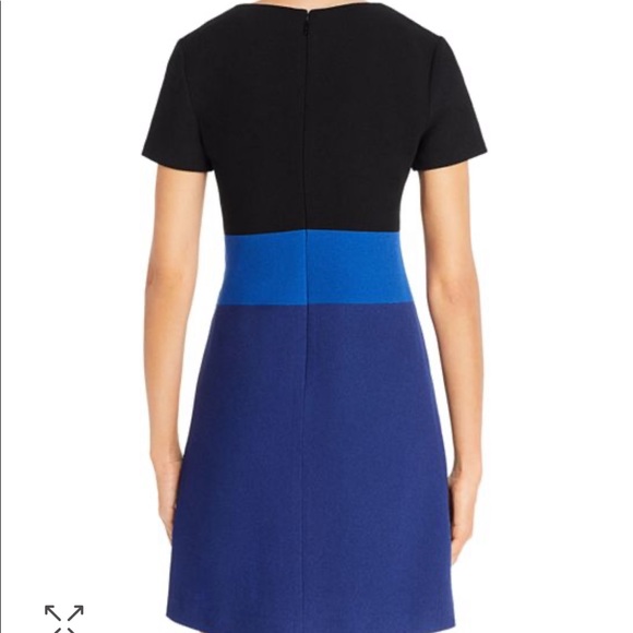 SOLD NWT Karl Lagerfield Paris Color Block Dress - Picture 2 of 7